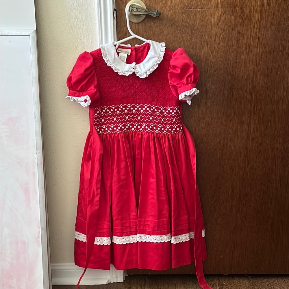 Elegant Red Kids Formal Dress